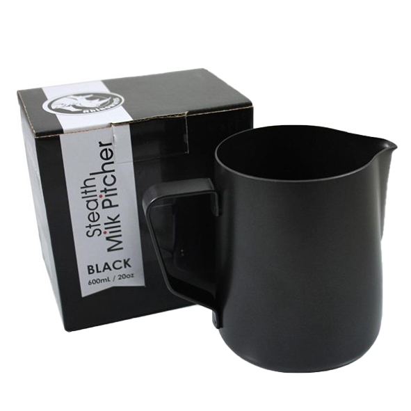 Rhino Teflon Milchkännchen schwarz, 600ml