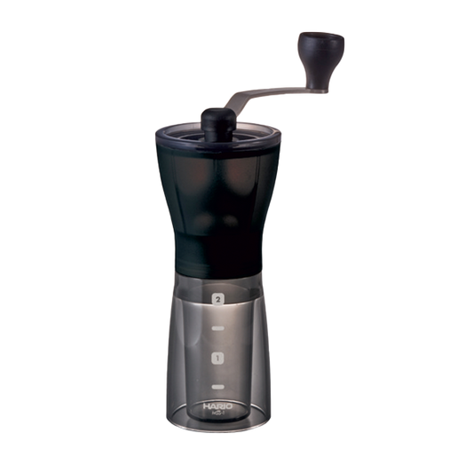 Hario Ceramic Kaffeemühle Mini-Slim Plus, schwarz